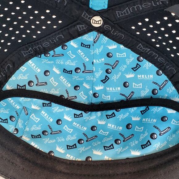 Melin Golf Hat Cap Coronado Have More Fun Hydro Black CL - Picture 9 of 11